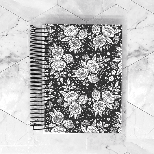 Black Garden | Removable Planner Cover