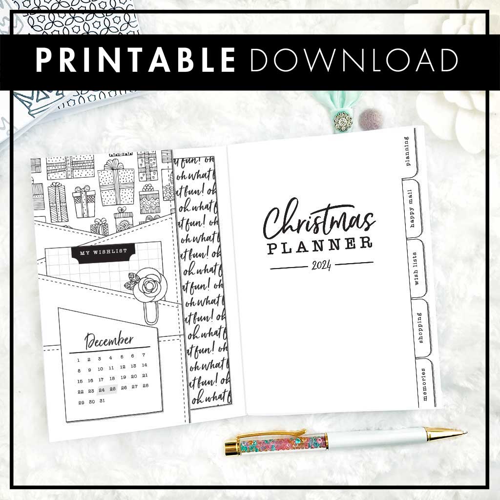 LPA Planner Inserts | Christmas Planner - 2024 | Printable – Lights Planner Action lpa-planner-inserts-christmas-planner-2024-printable-lights-planner-action