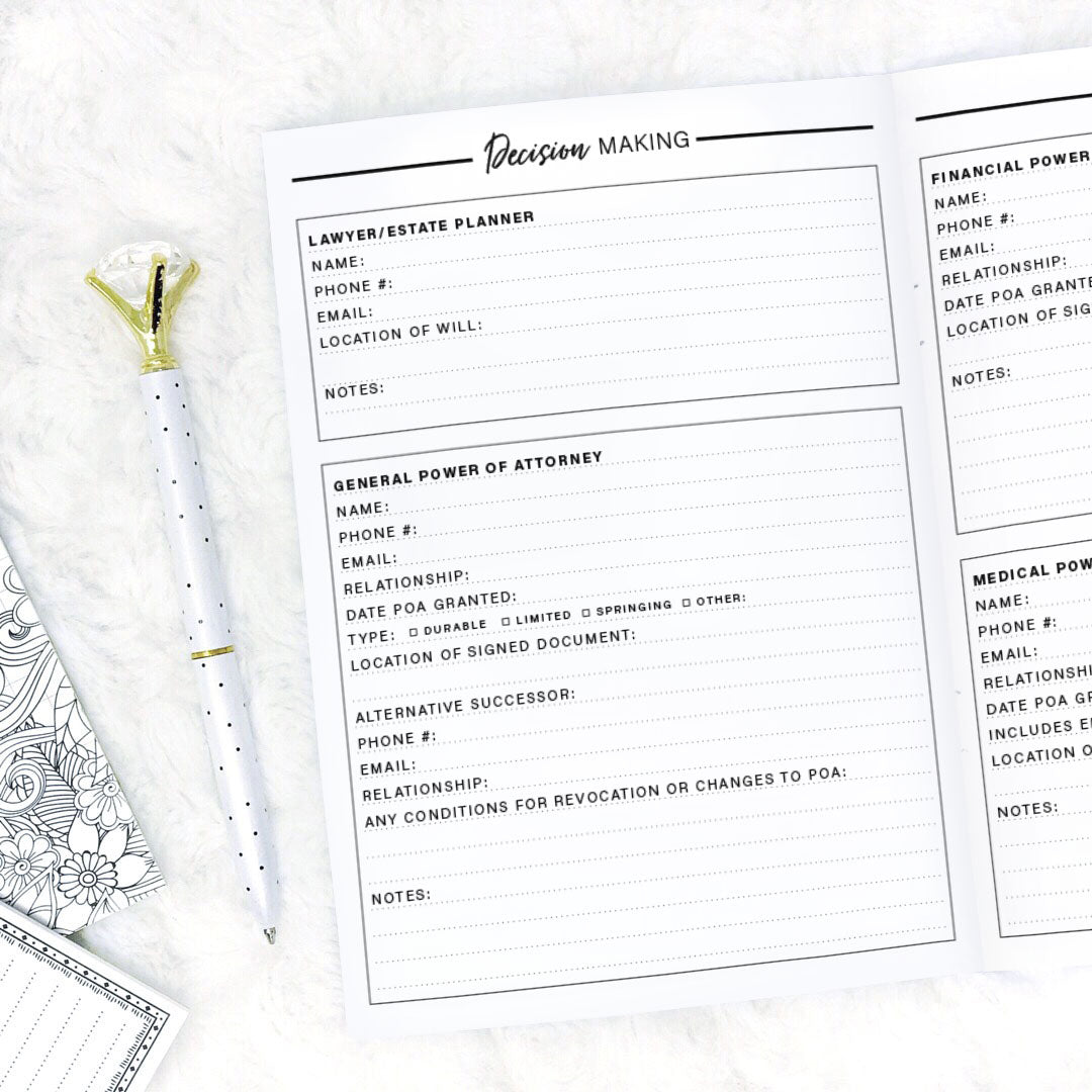 The Death Planner | Printable