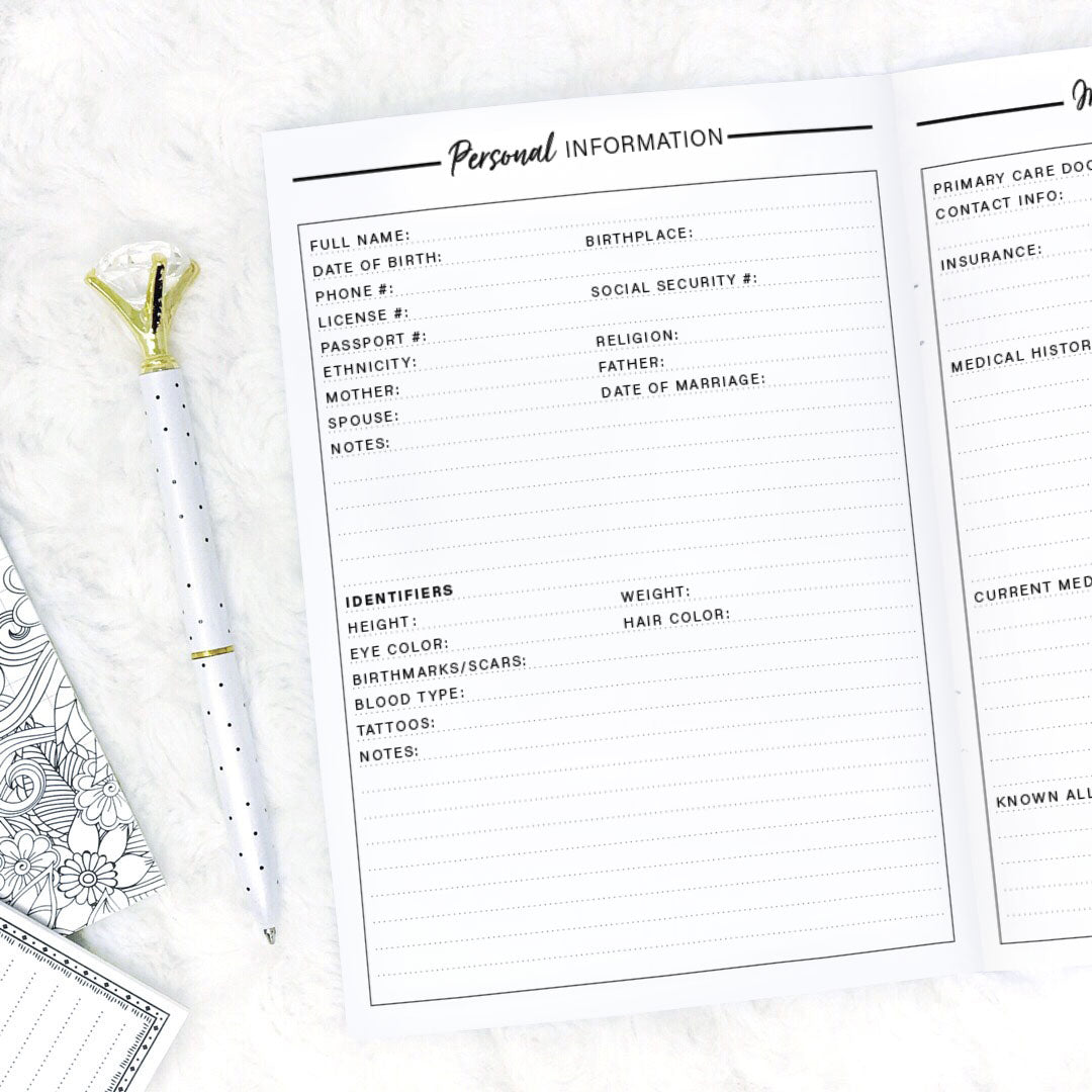 The Death Planner | Printable