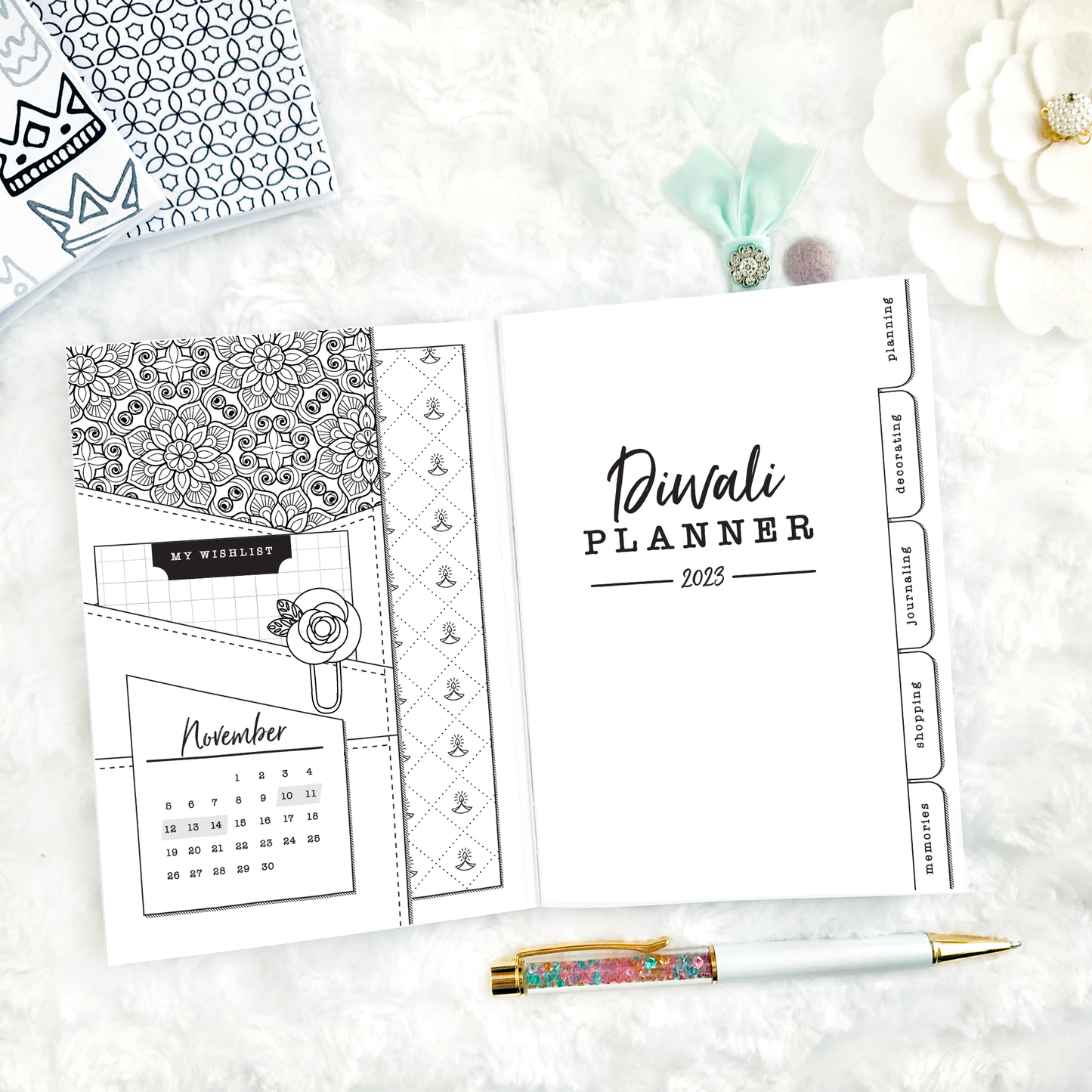Diwali Planner & Memory Keeper - 2023 | Printable