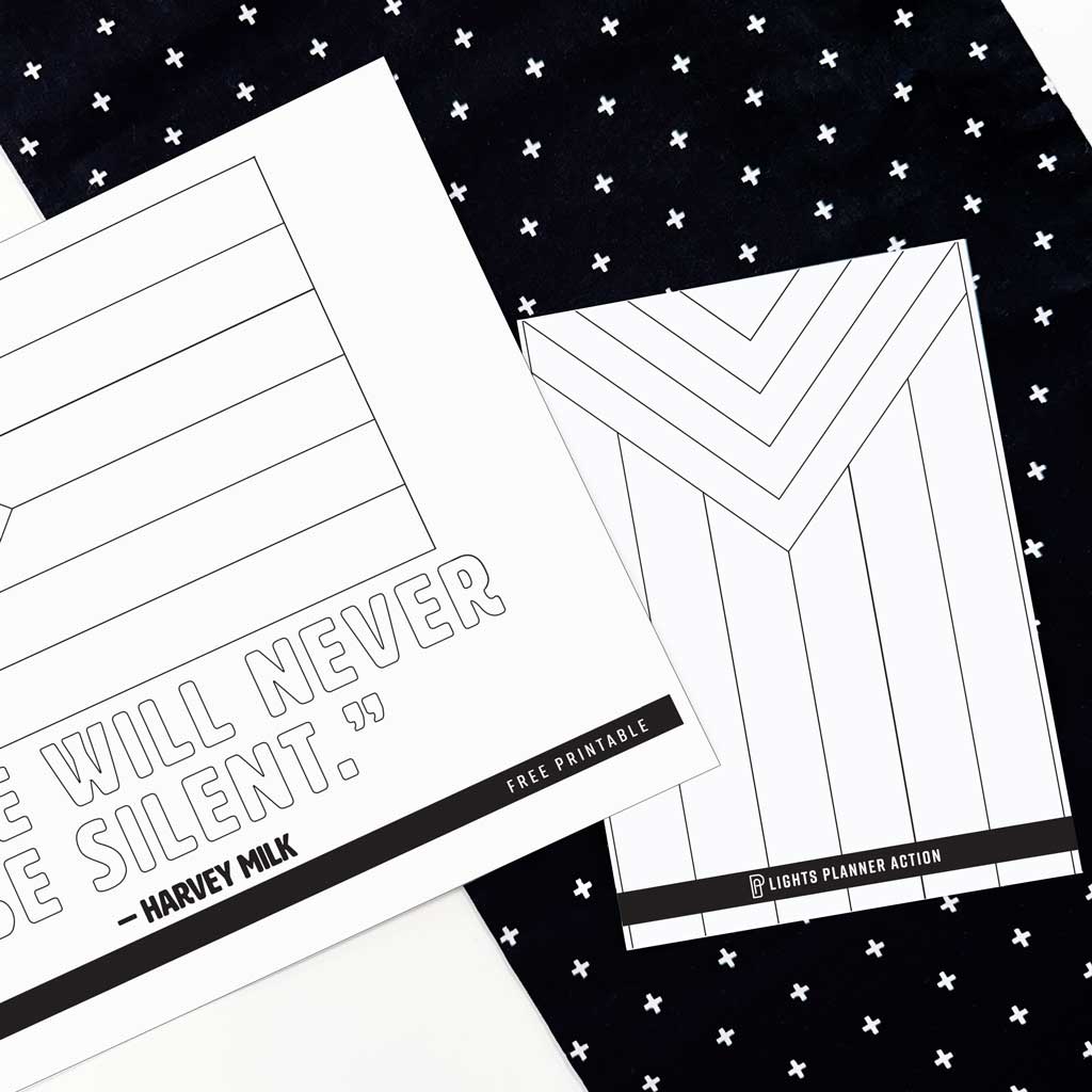 FREE Printable: Washi Workbook | Pride