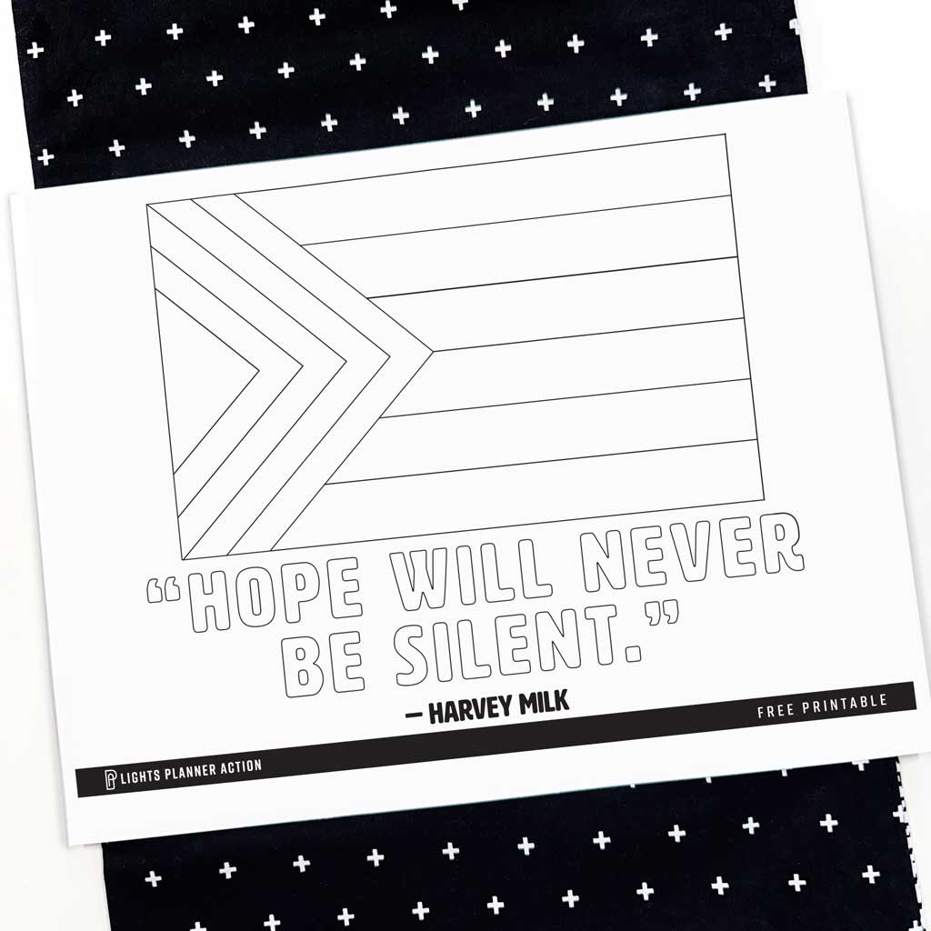 FREE Printable: Washi Workbook | Pride
