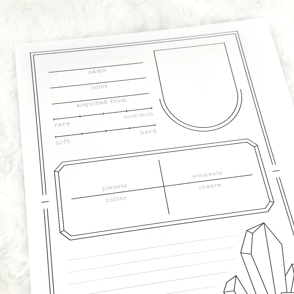 Crystal Journal | Printable