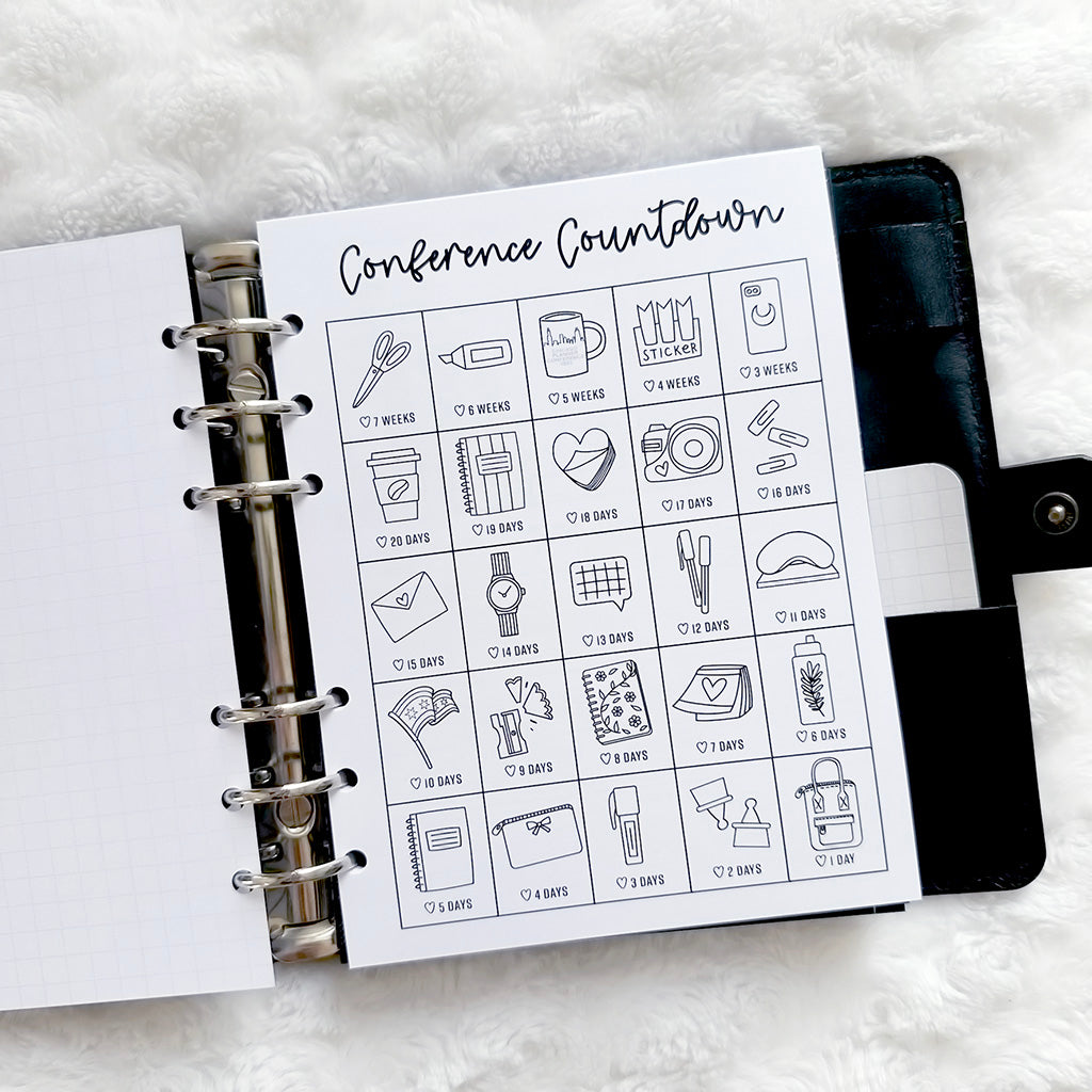 Conference Planner & Memory Keeper | CPC Official Merch | Printed