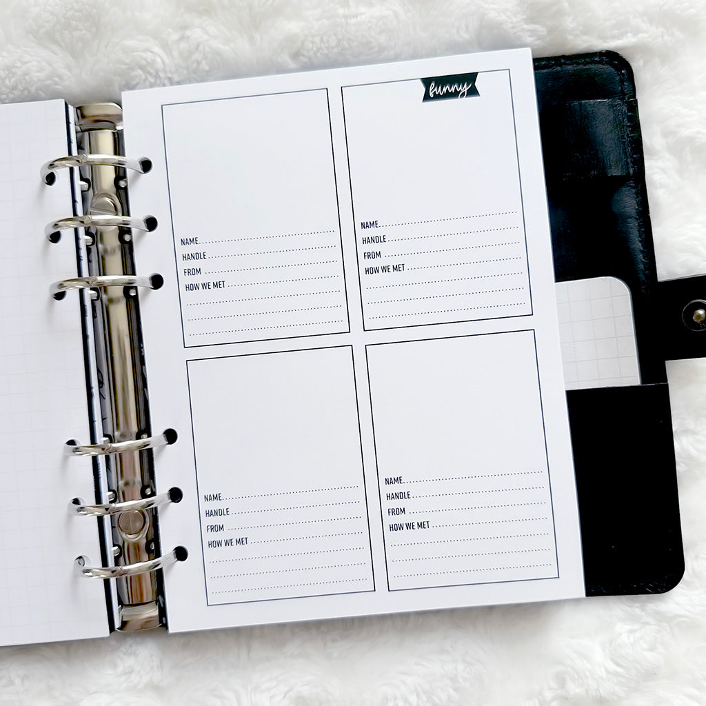Chicago Planner Conference | Coiled Bundle | Printed