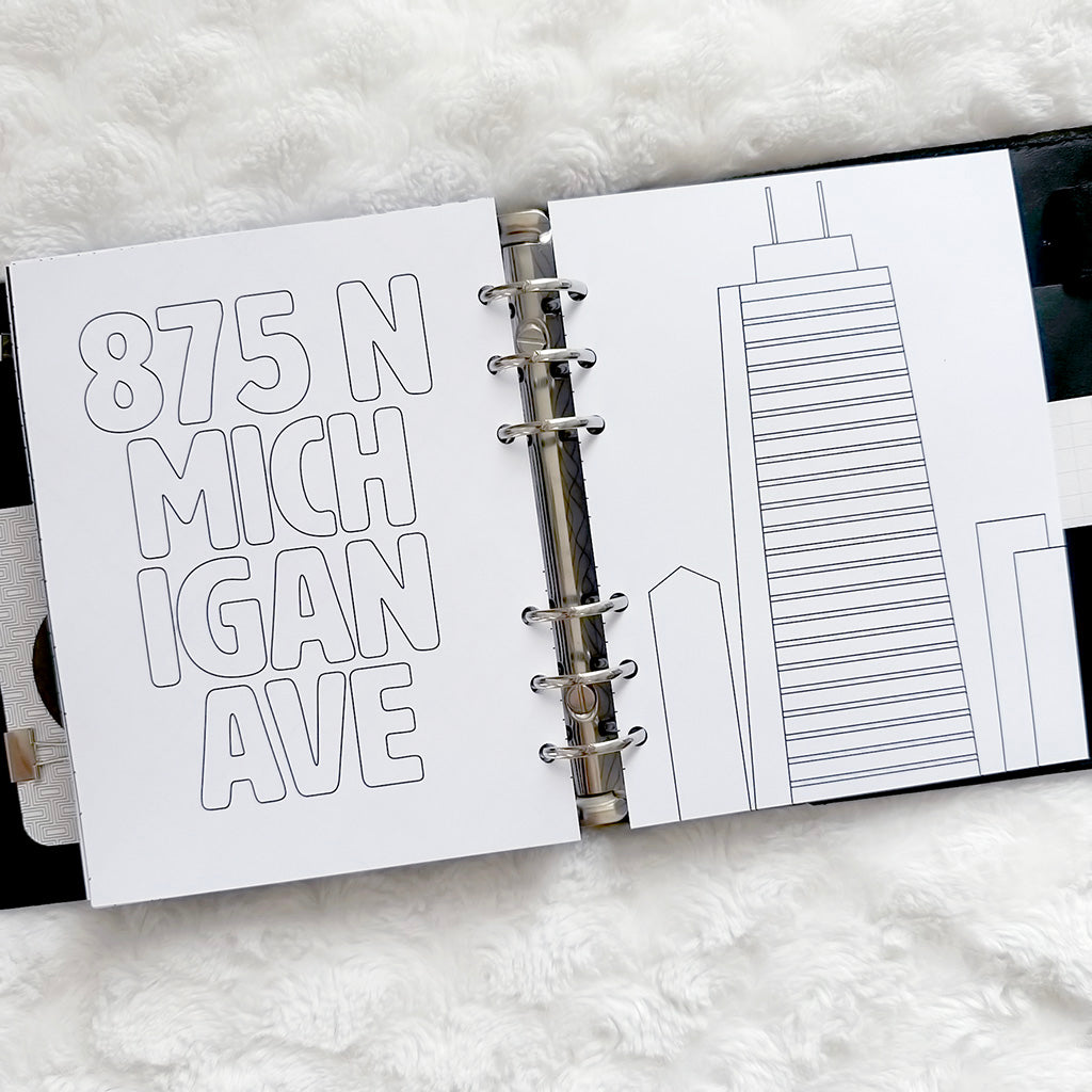 Chicago Planner Conference | Coiled Bundle | Printed