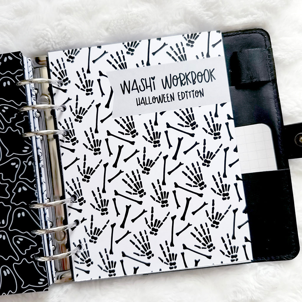 Washi Workbook - Halloween | Printed