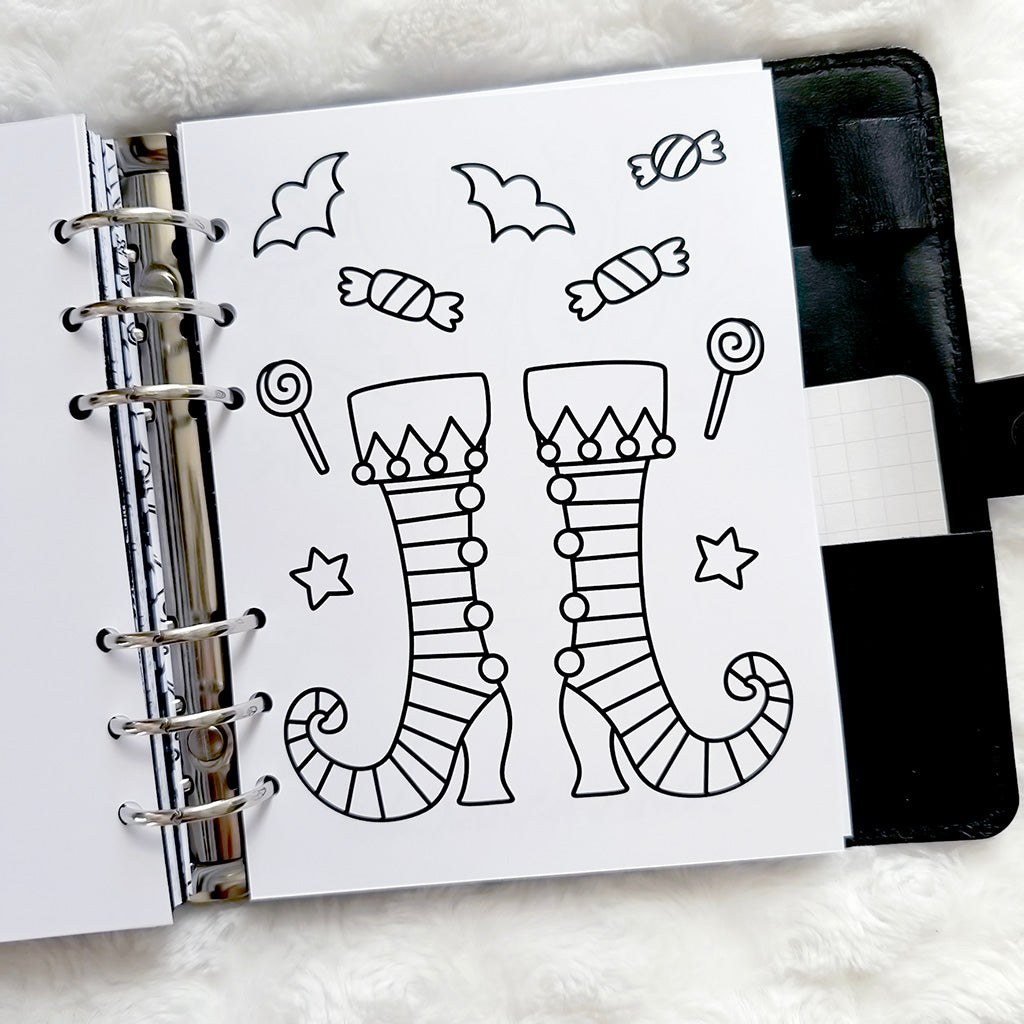 Washi Workbook - Halloween | Printed