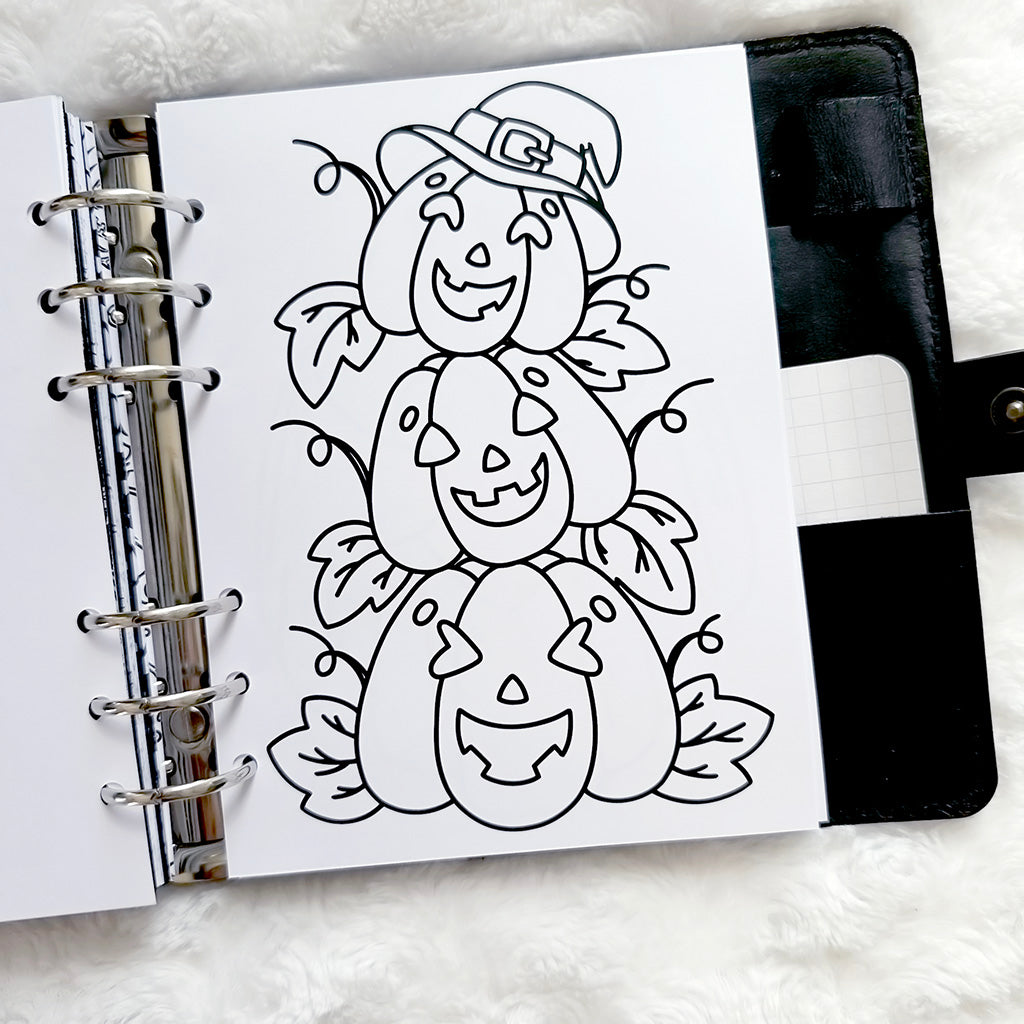 Washi Workbook - Halloween | Printed