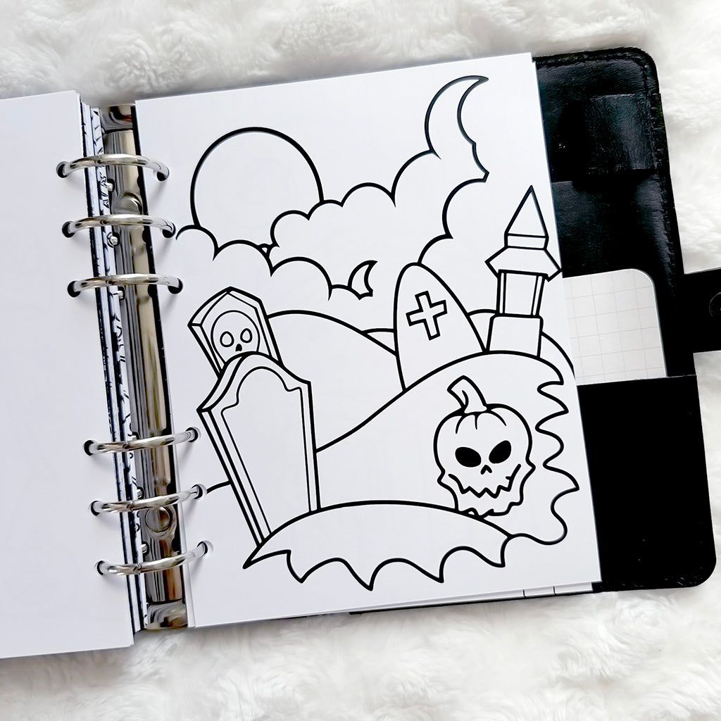 Washi Workbook - Halloween | Printed
