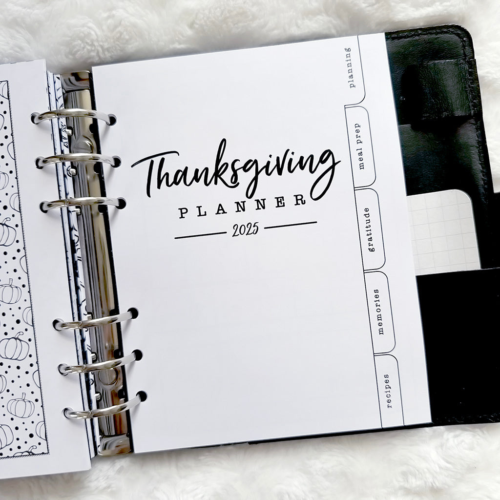 Thanksgiving Planner & Memory Keeper - 2025 | Printed