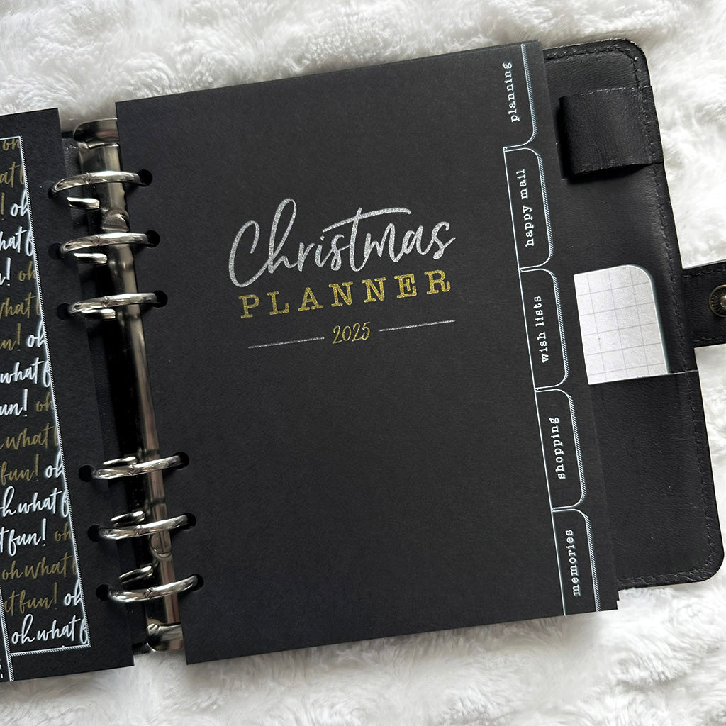 Christmas Planner - 2025 | Blackout | Printed