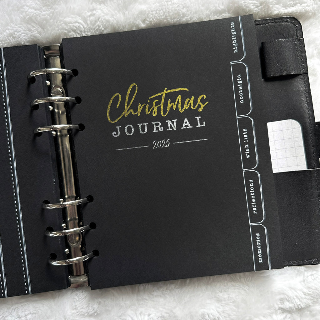 Christmas Countdown Journal - 2025 | Blackout | Printed