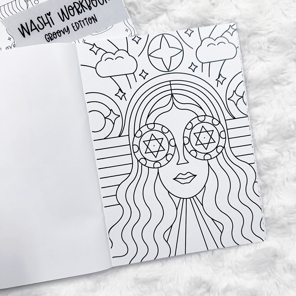 Washi Workbook - Groovy Edition | Printed