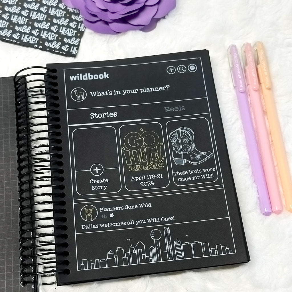 Wild Days Memory Keeper | Go Wild 2024 Official Merchandise | Blackout | Printed