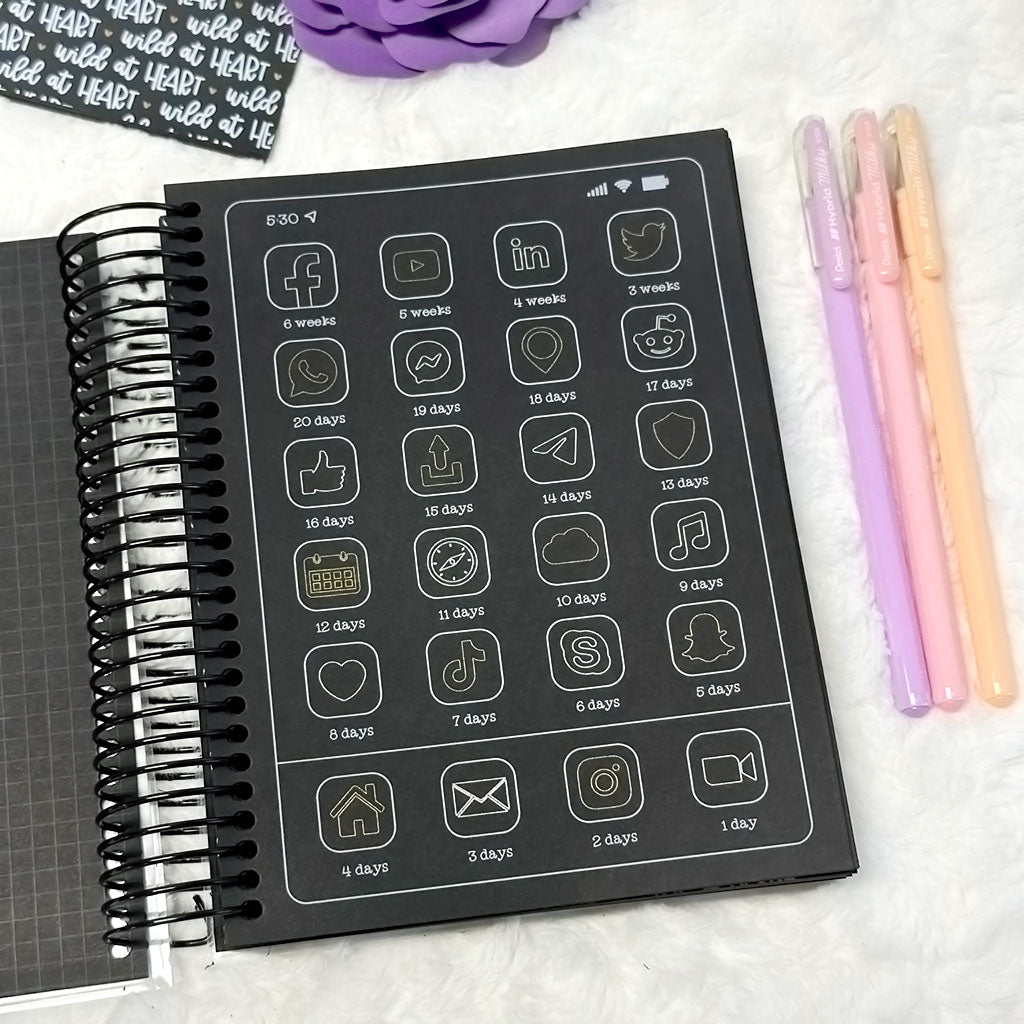Wild Planning Insert | Go Wild 2024 Official Merchandise | Blackout | Printed