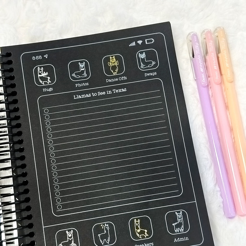 Go Wild Blackout Coiled Planner | Go Wild 2024 Official Merchandise | Printed