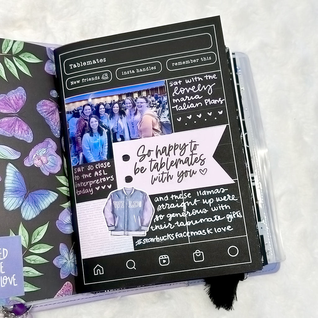 Wild Memories Insert | Go Wild 2024 Official Merchandise | Blackout | Printed