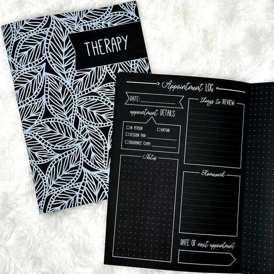 Therapy Journal | Blackout | Printed