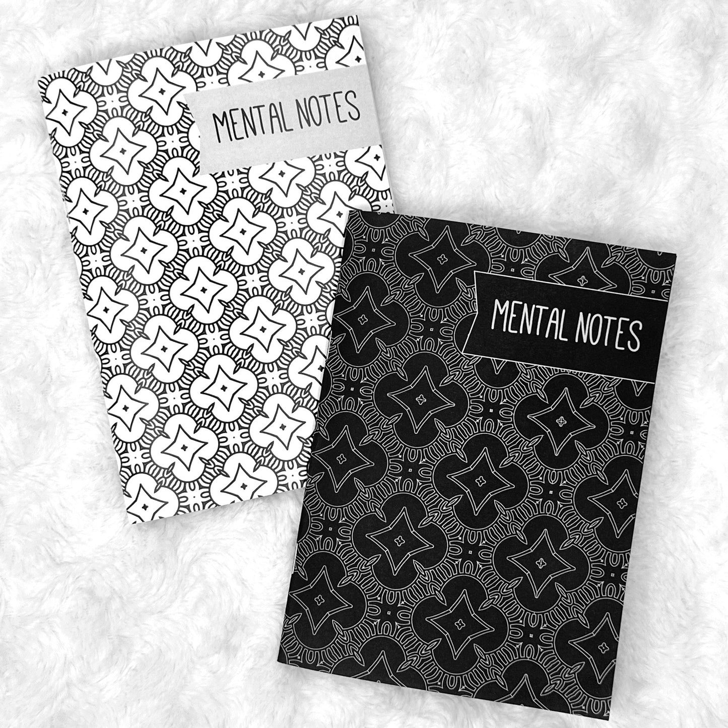 Mental Notes - Zentangles | Blackout | Printed
