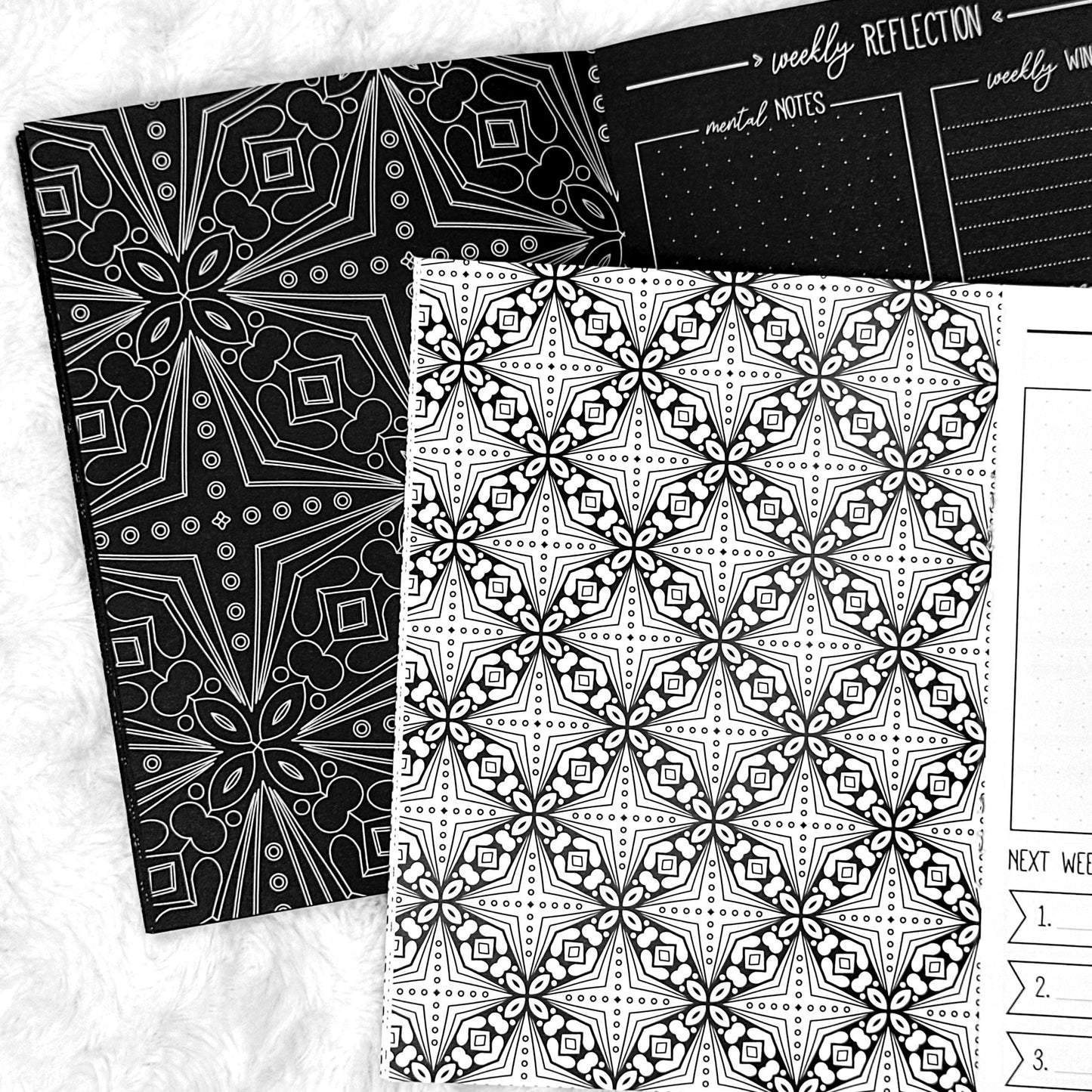 Mental Notes - Zentangles | Blackout | Printed