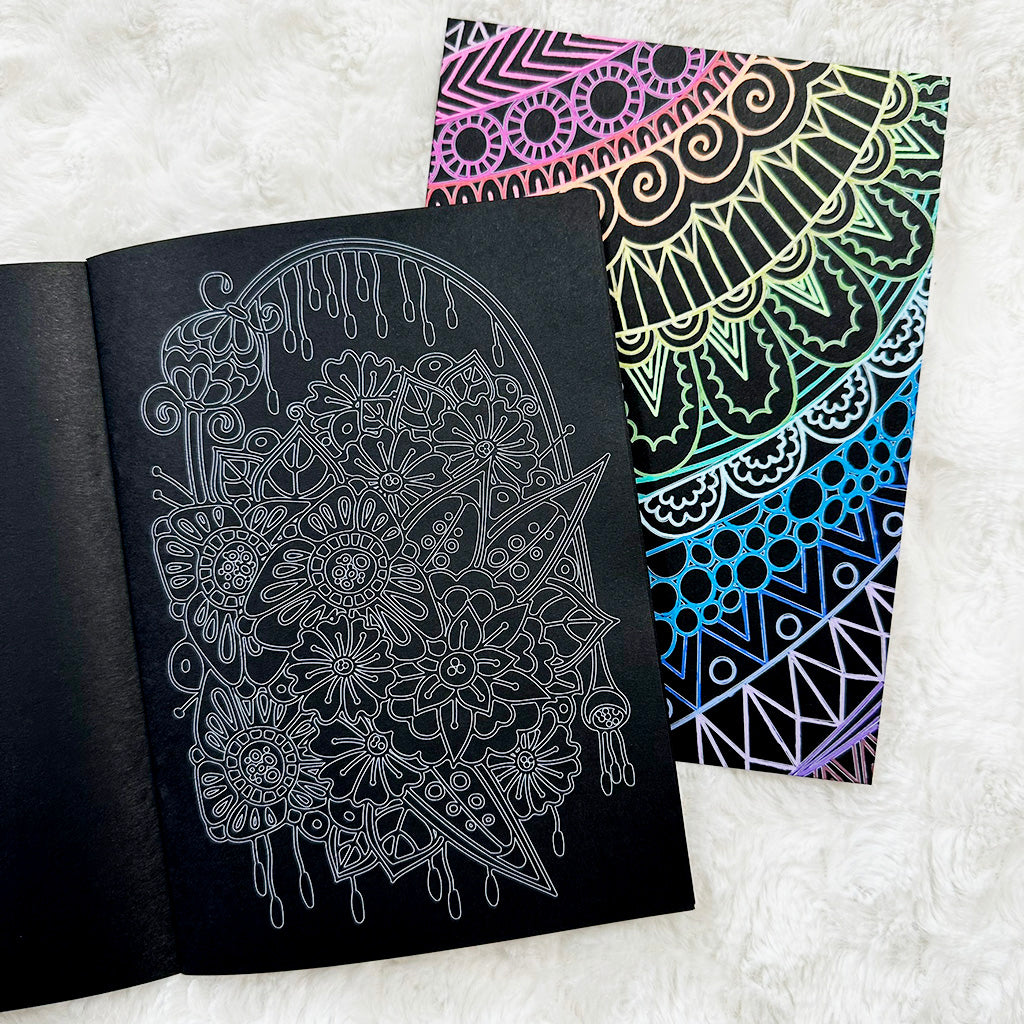 Fierce Florals Coloring | Blackout | Printed