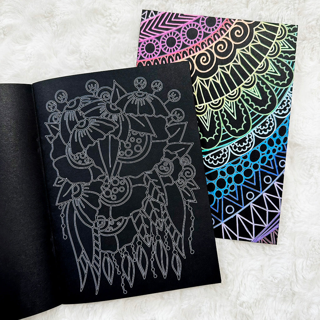 Fierce Florals Coloring | Blackout | Printed