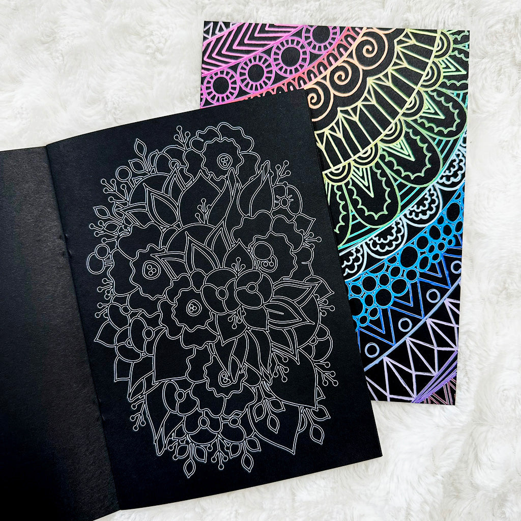 Fierce Florals Coloring | Blackout | Printed