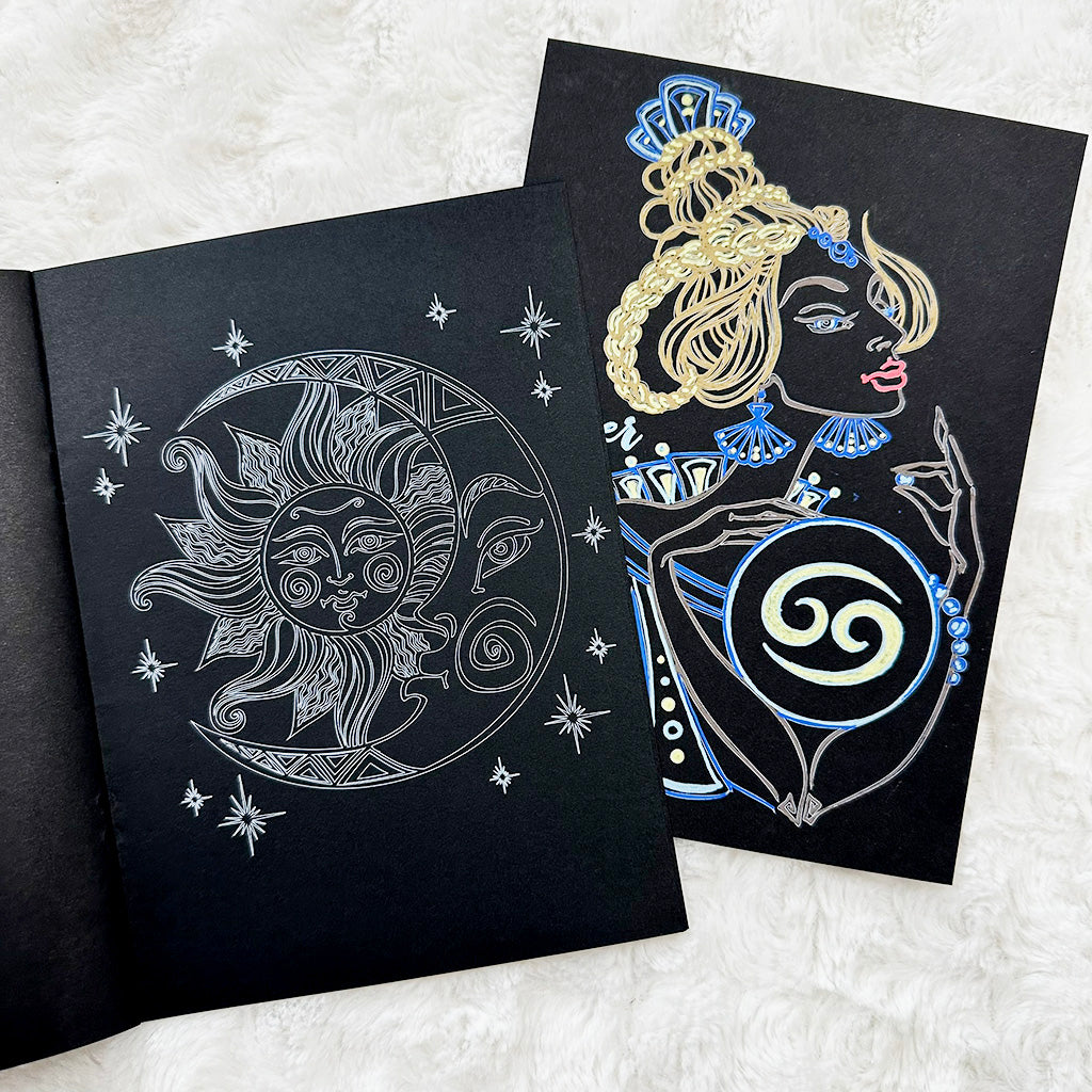 Signs Personified Coloring | Blackout | Printed