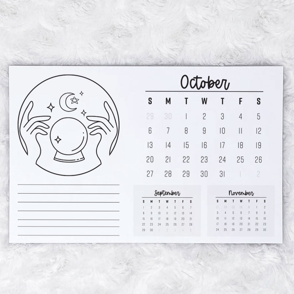 2024 In Your Hands Monthly - Horizontal | Notepad | Printed