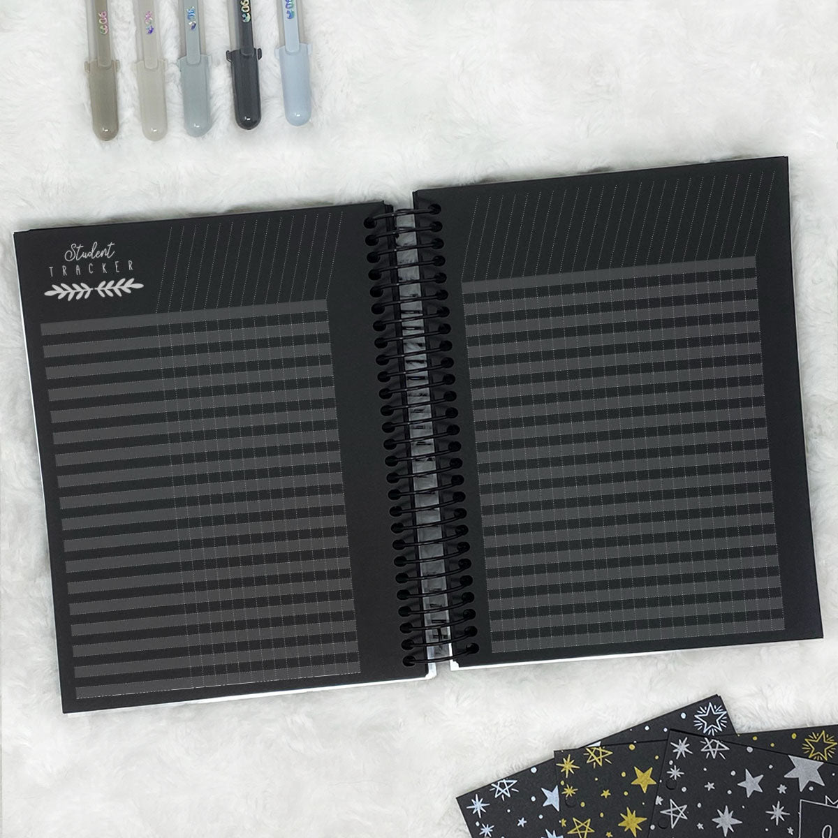 Teacher Planner Vertical - Undated | Blackout