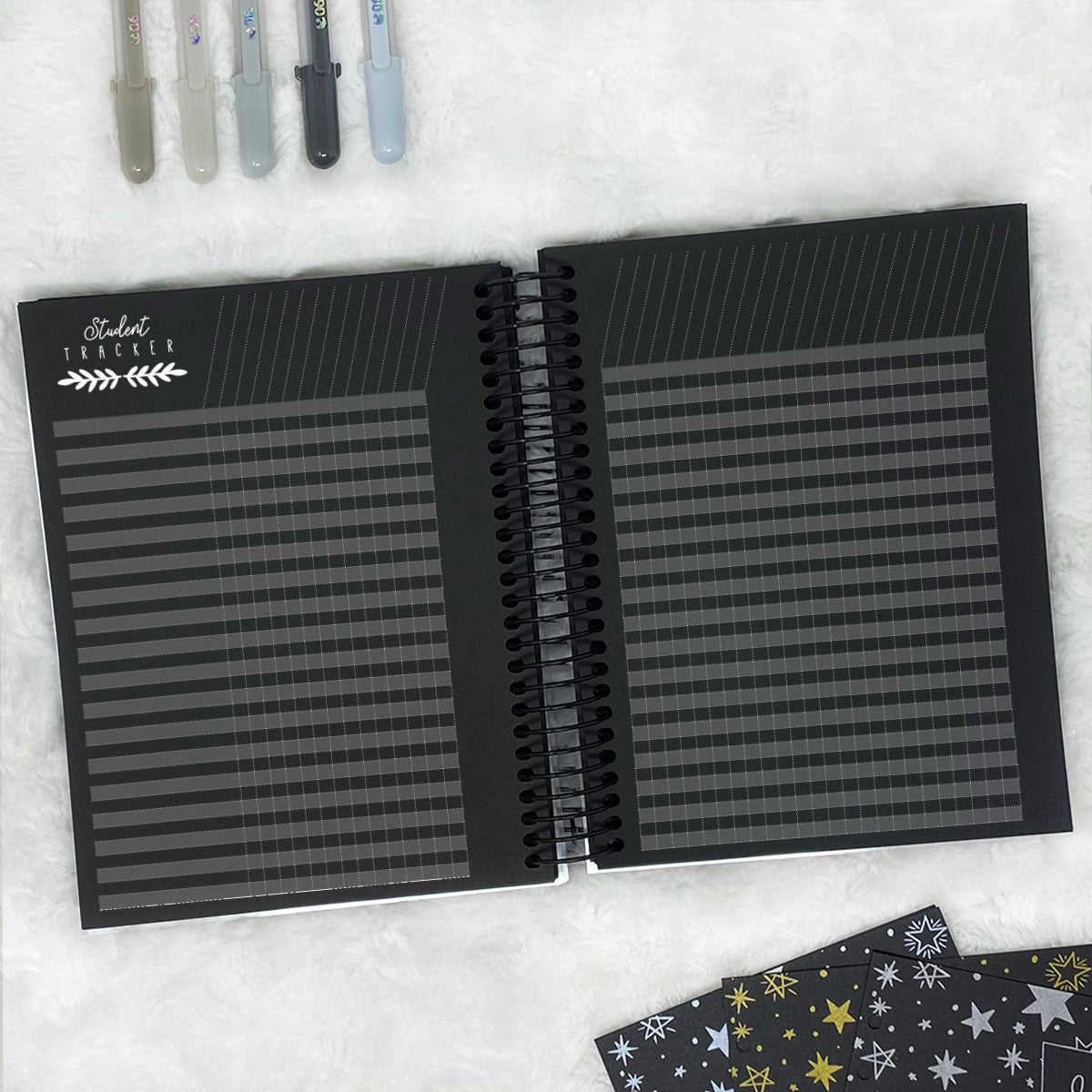 Teacher Planner Vertical - Undated | Blackout