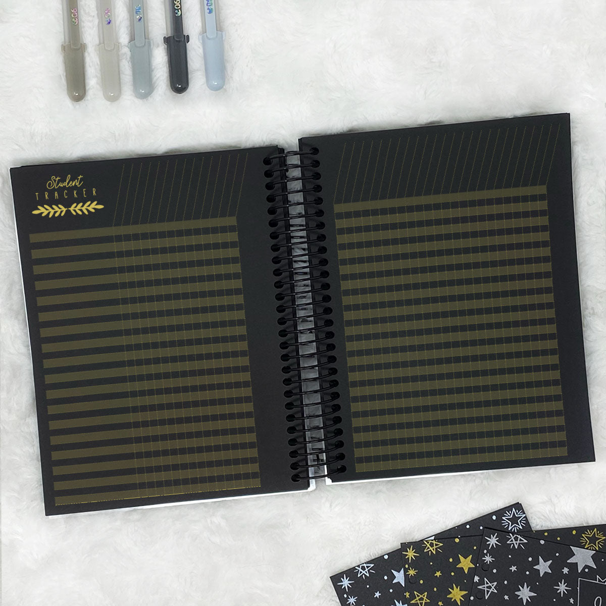 Teacher Planner Vertical - Undated | Blackout
