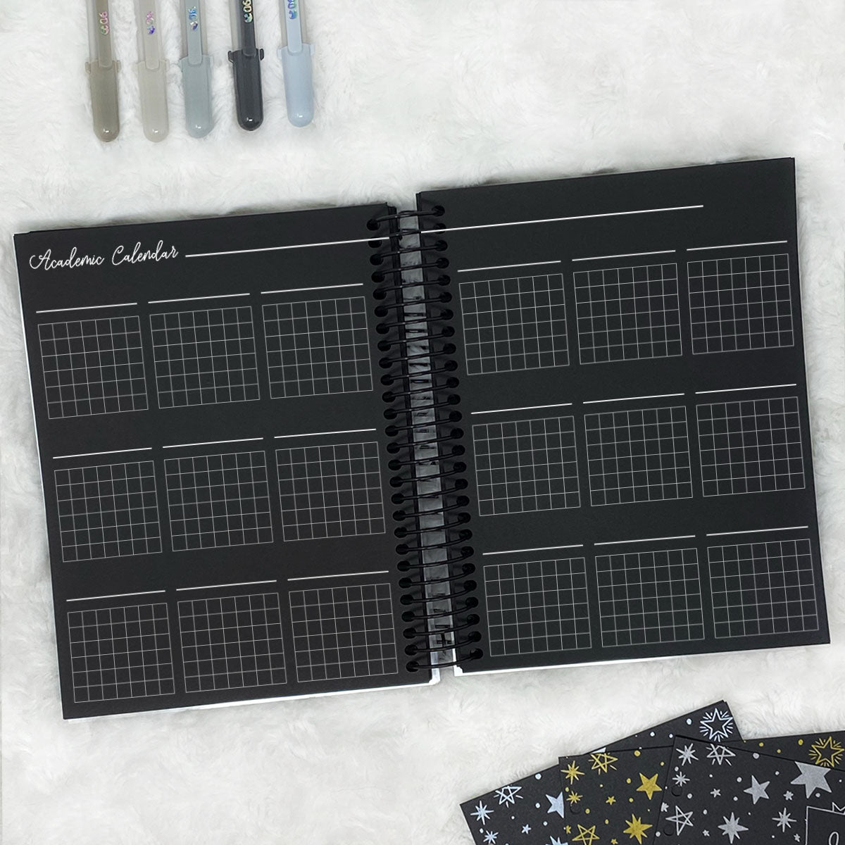 Teacher Planner Vertical - Undated | Blackout