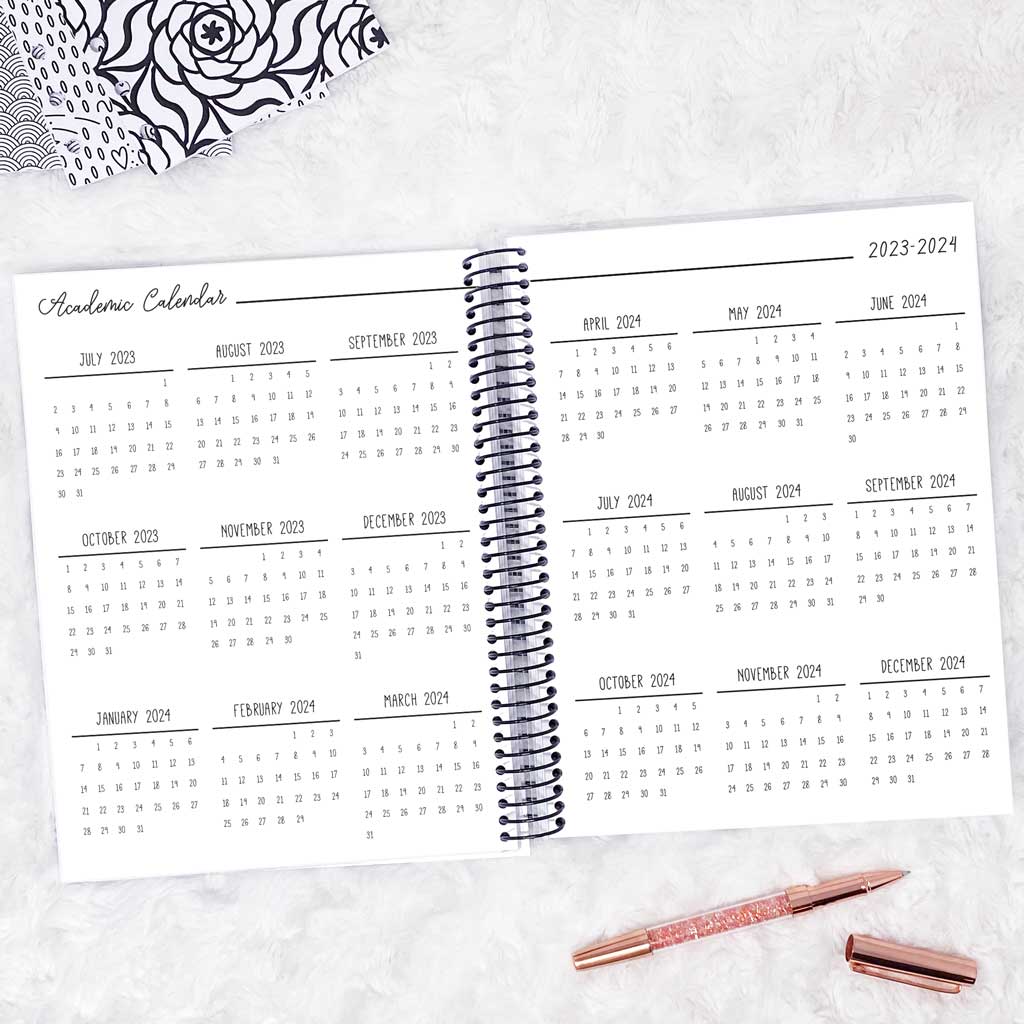 Teacher Planner Vertical | 2023-2024 | Printable