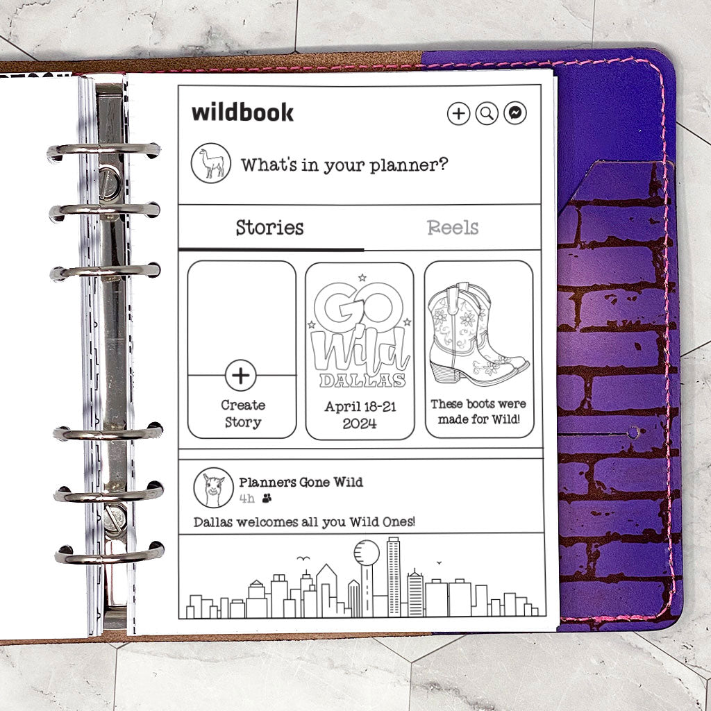 Wild Days Memory Keeper | Go Wild 2024 Official Merchandise | Printable