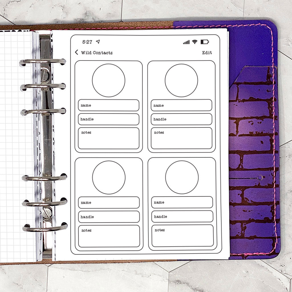 Wild Memories Insert | Go Wild 2024 Official Merchandise | Printable
