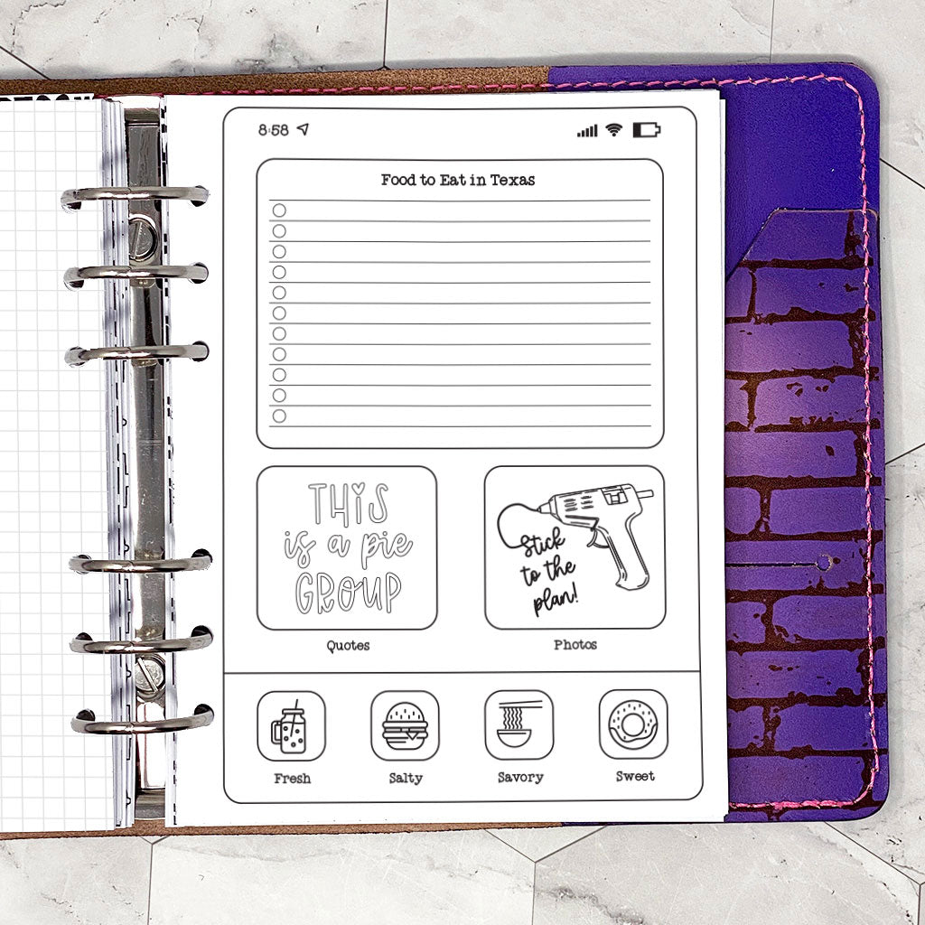Wild Planning Insert | Go Wild 2024 Official Merchandise | Printed