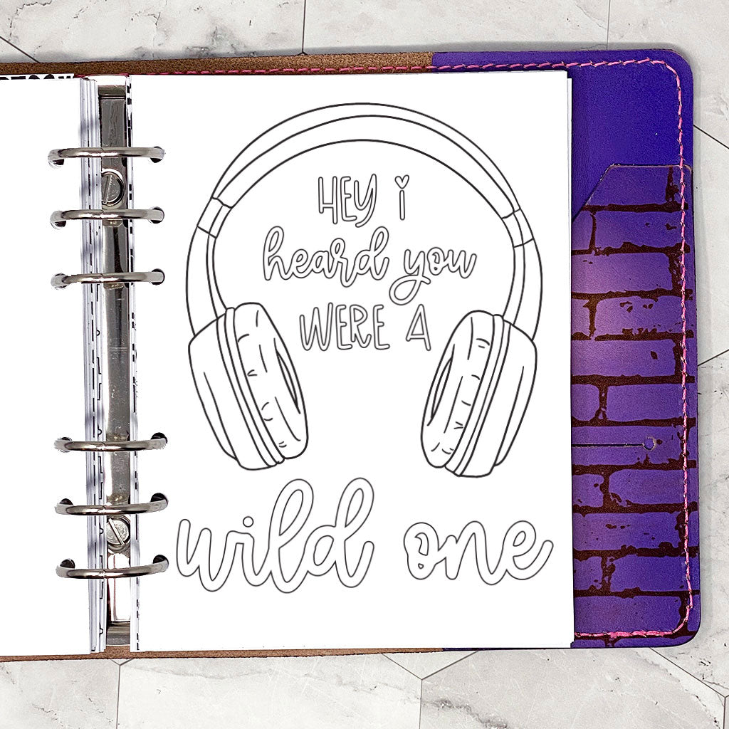 Wild Coloring Book | Go Wild 2025 Official Merchandise | Printed