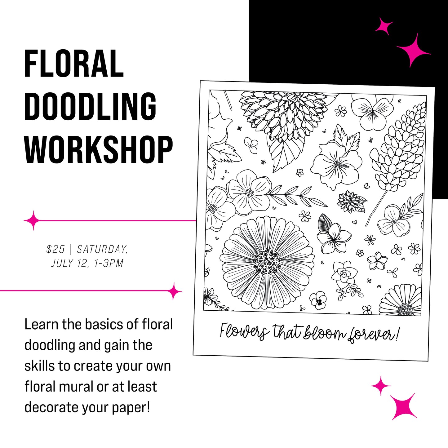 Floral Doodling Workshop