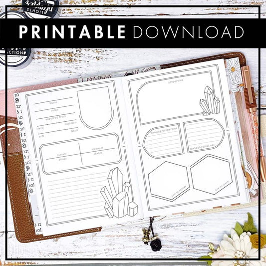 Crystal Journal | Printable