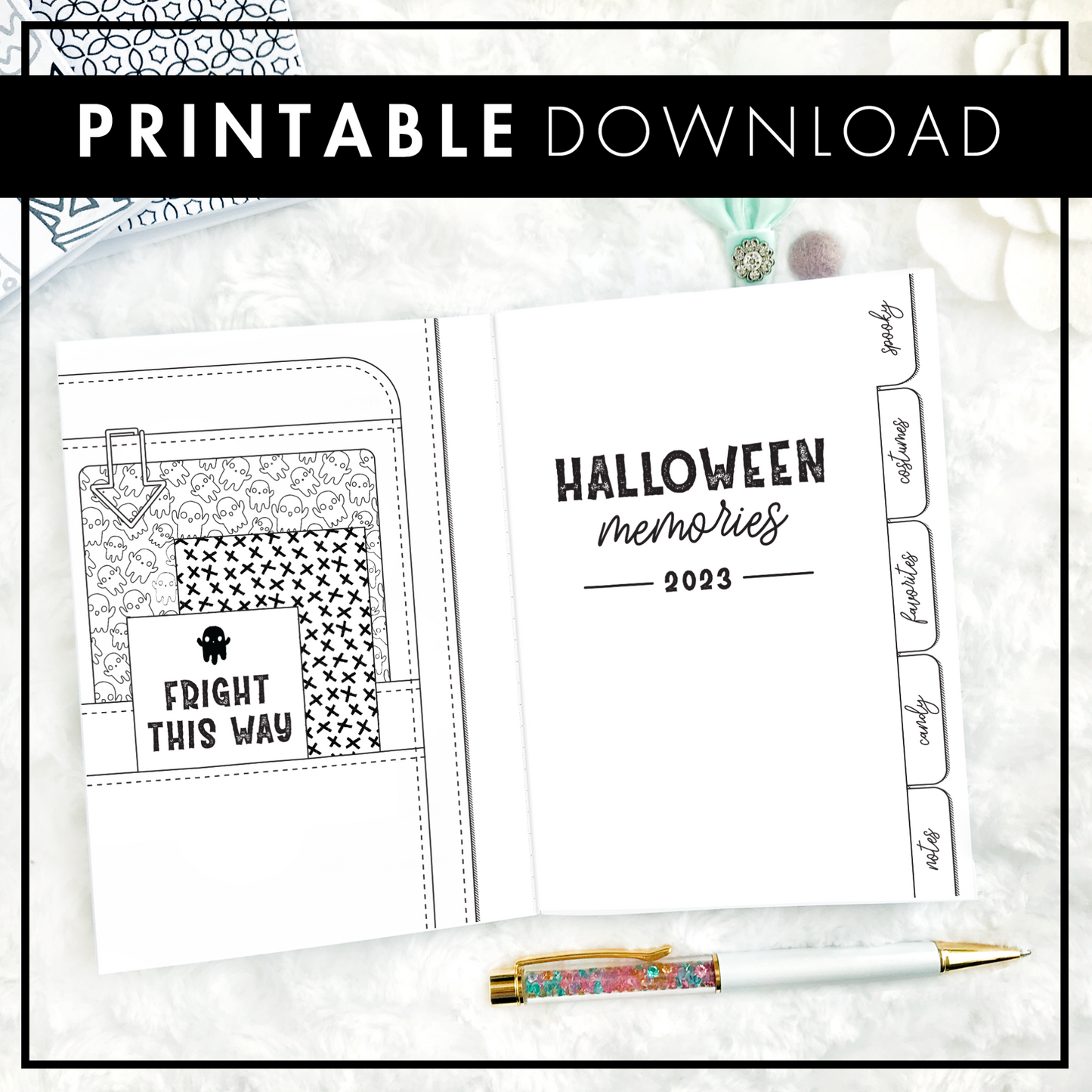 Halloween Planner & Memory Keeper - 2023 | Printable