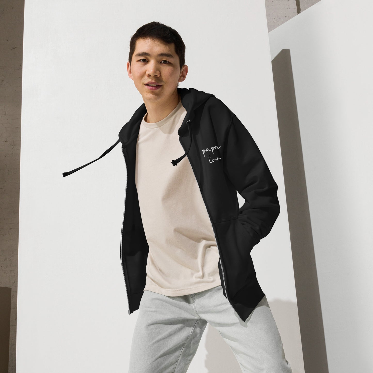 Paper Lover Zipup Hoodie