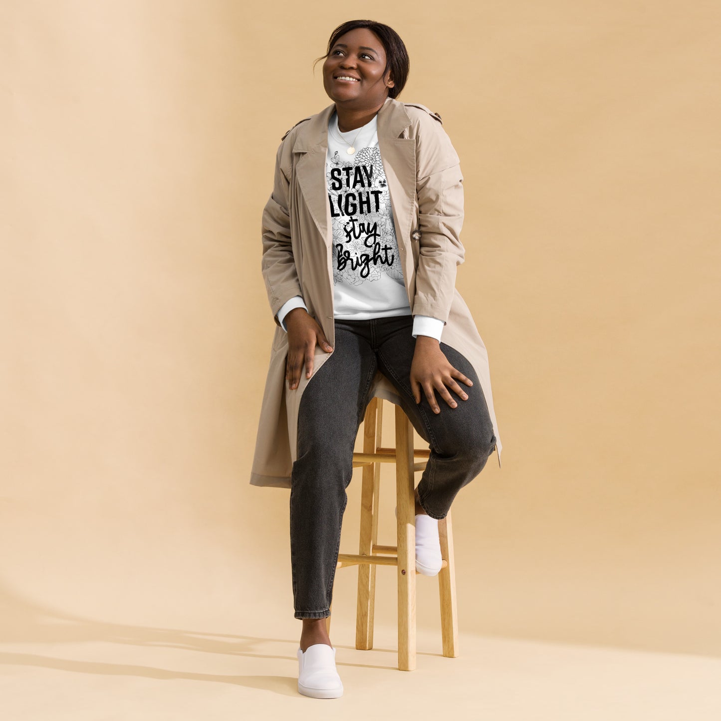 SLSB Mural Sweatshirt - White