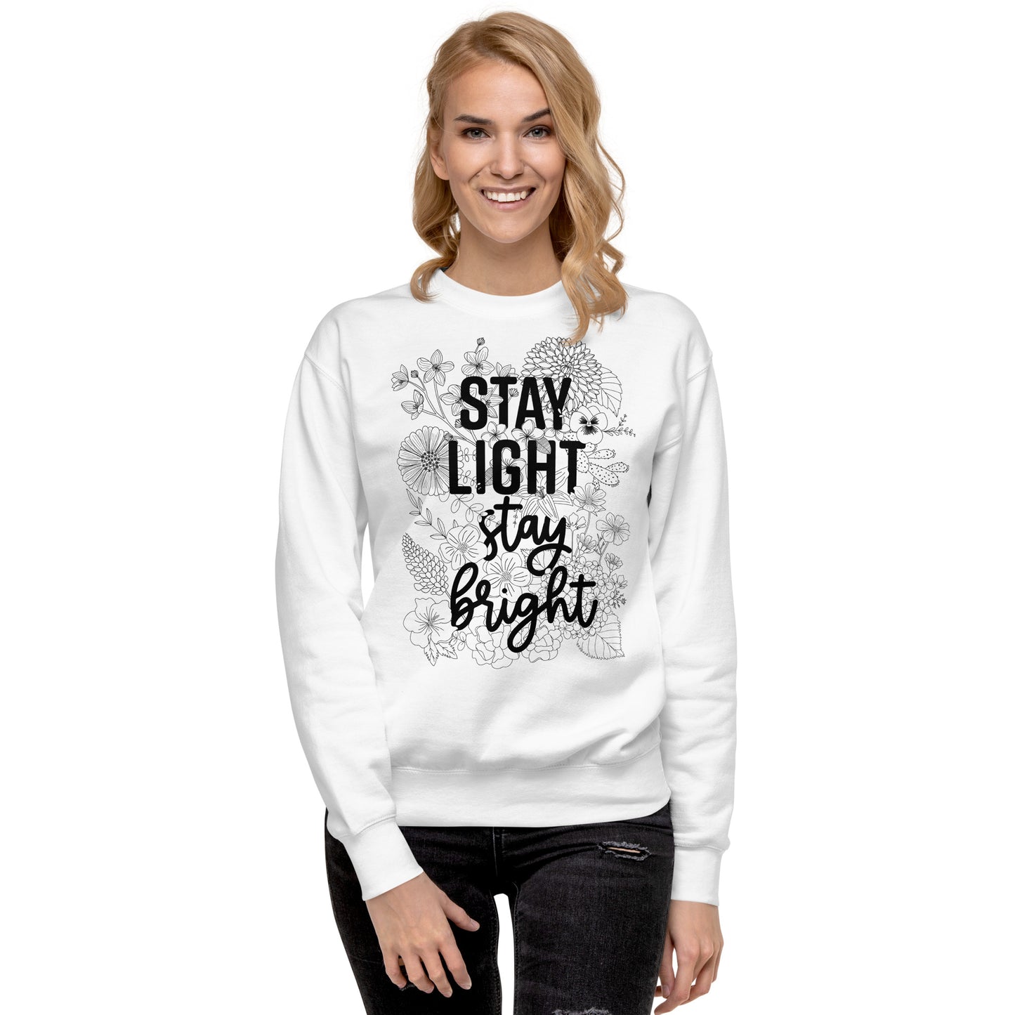 SLSB Mural Sweatshirt - White