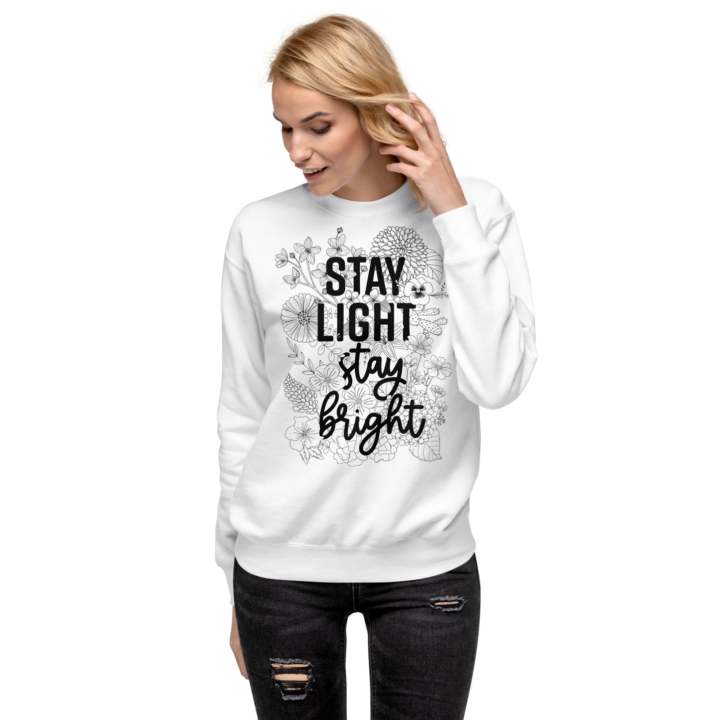SLSB Mural Sweatshirt - White