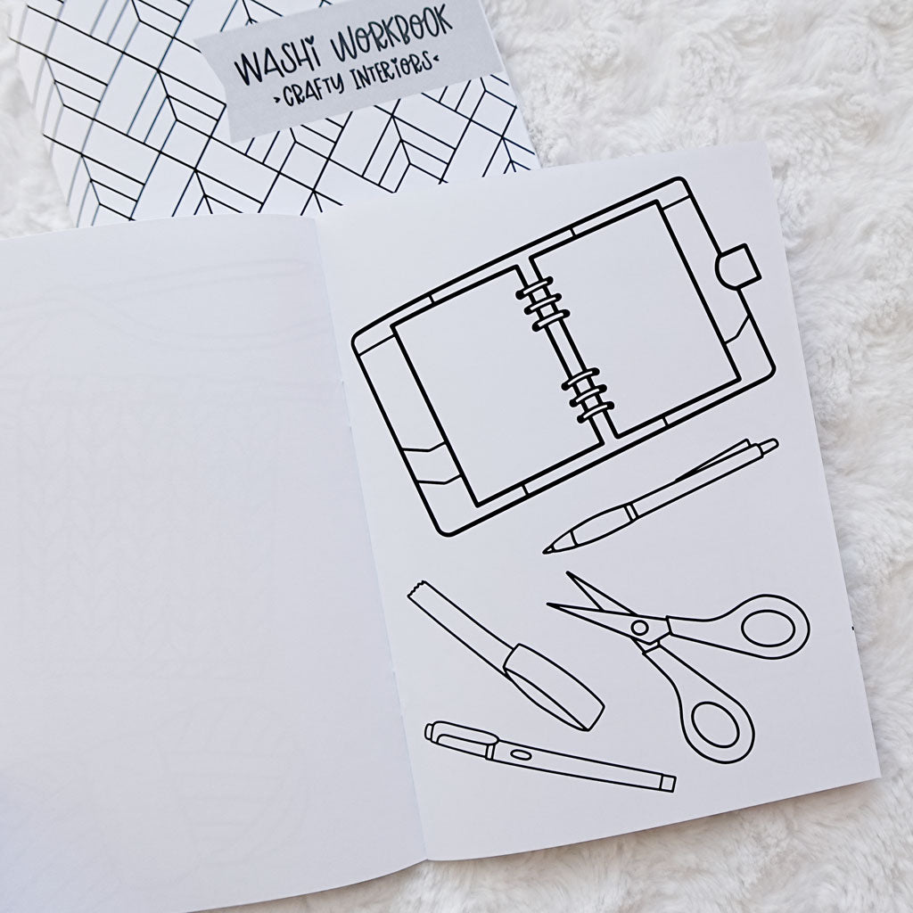 Washi Workbook - Crafty Interiors | JoJo's Pretty Paper Collab | Printable