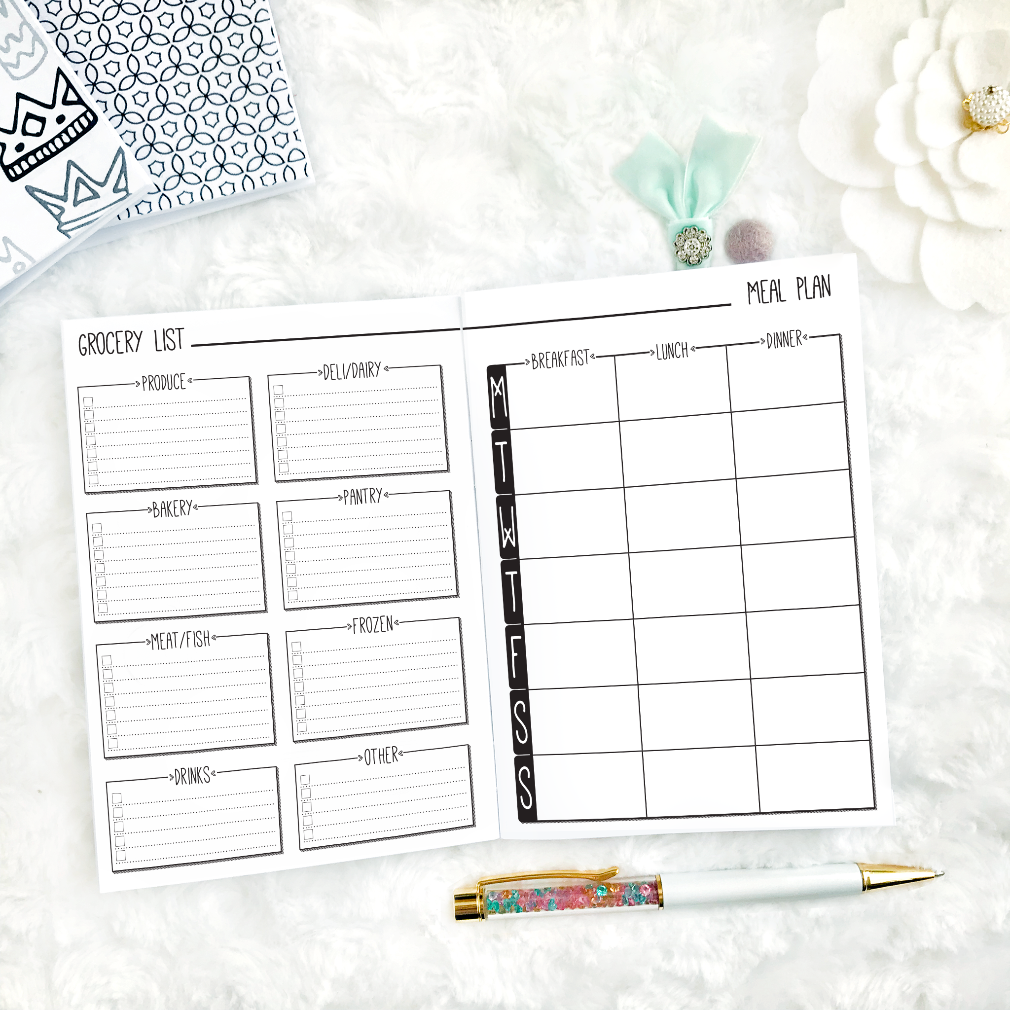 LPA Blackout Notepads, Meal Planner