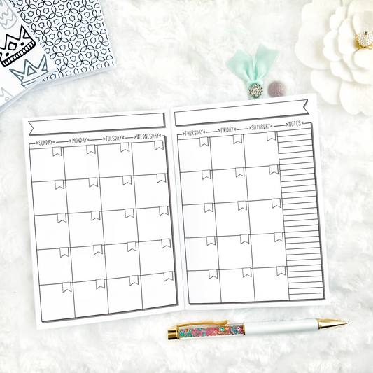 The Phoebe Monthly + Trackers | Printed